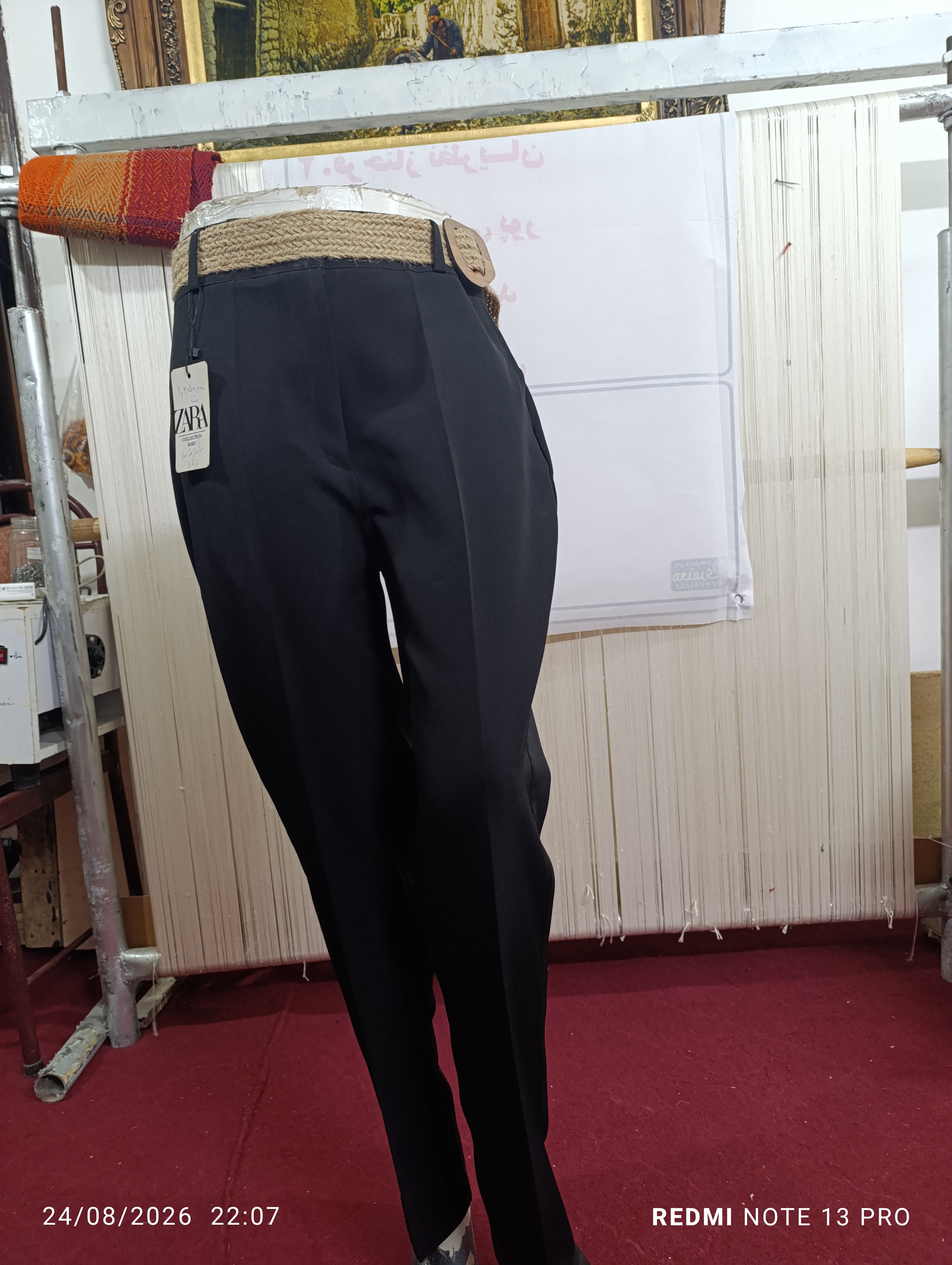 شلوار پارچه ای زنانه جنس مازارتی